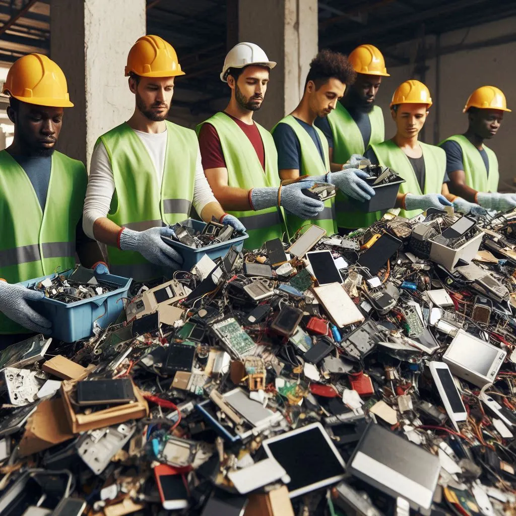 Empresa que recolhe lixo eletrônico